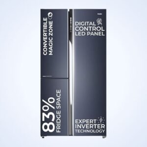 Haier 598 L, 3 Star, 83% Convertible Fridge